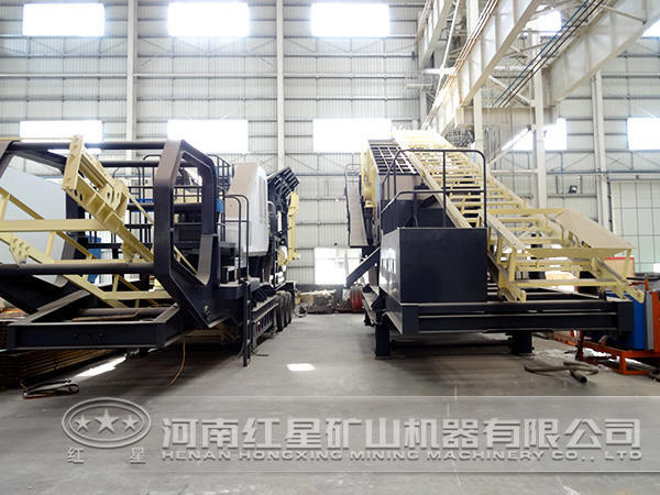 移動式破碎站生產車間 移動式破碎站生產車間