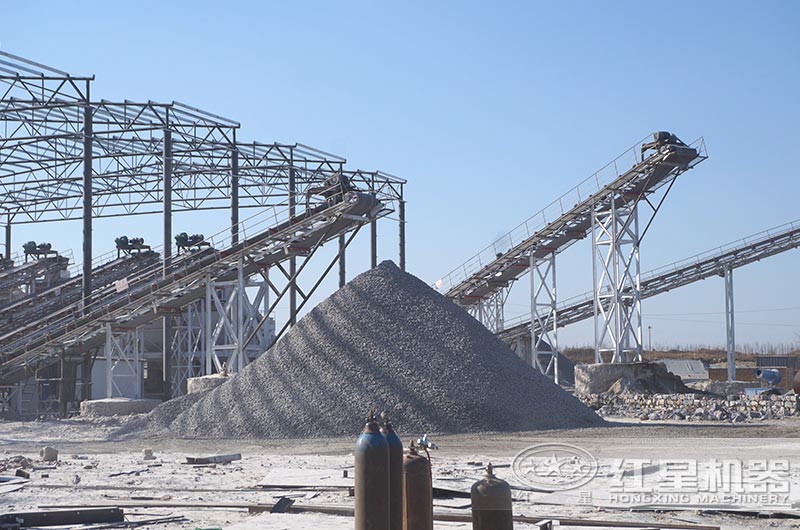 機制砂生產現場 機制砂生產現場