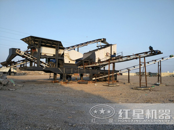 全自動碎石機生產現(xiàn)場