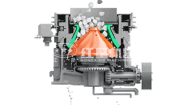 圓錐破碎機(jī)工作原理 圓錐破碎機(jī)工作原理