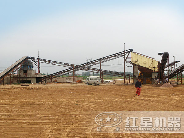 鵝卵石破碎生產線 鵝卵石破碎生產線