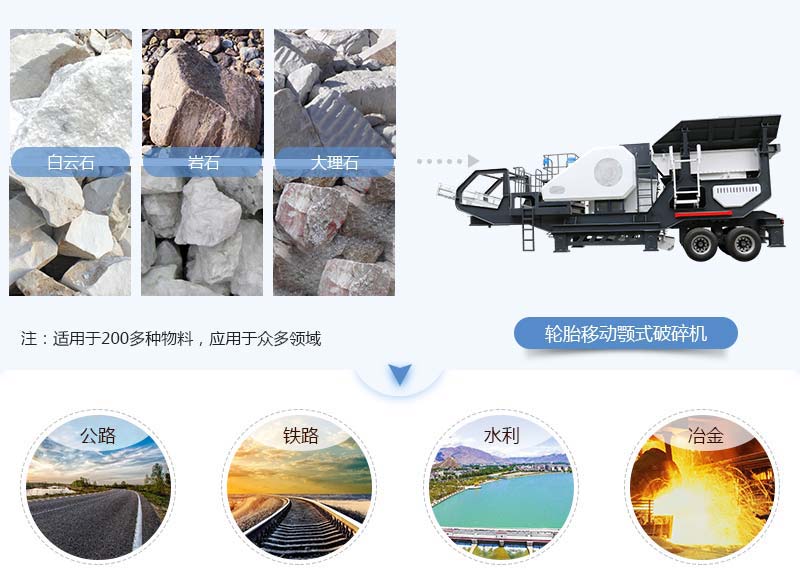 移動顎式破碎機應(yīng)用范圍 移動顎式破碎機應(yīng)用范圍