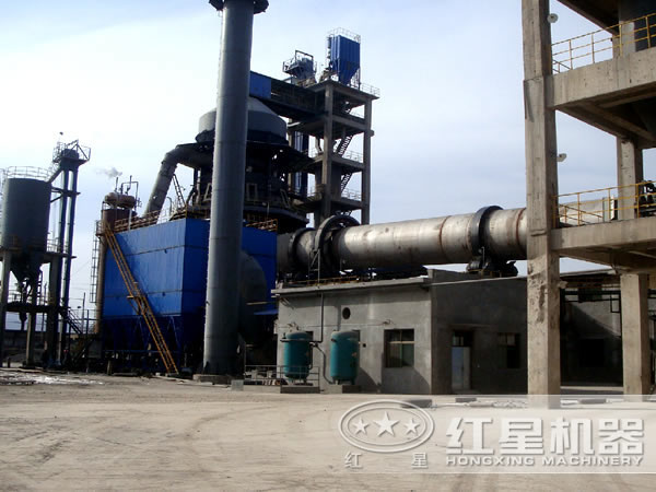 煅燒工藝中的回轉窯 煅燒工藝中的回轉窯