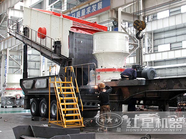 移動破碎機生產車間 移動破碎機生產車間