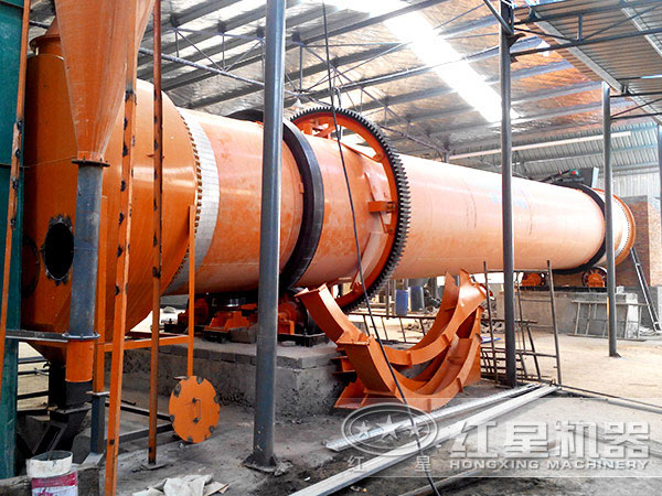 烘干機安裝、調(diào)試現(xiàn)場