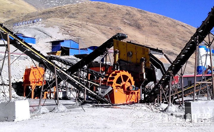 輪斗洗砂機客戶現場 輪斗洗砂機客戶現場