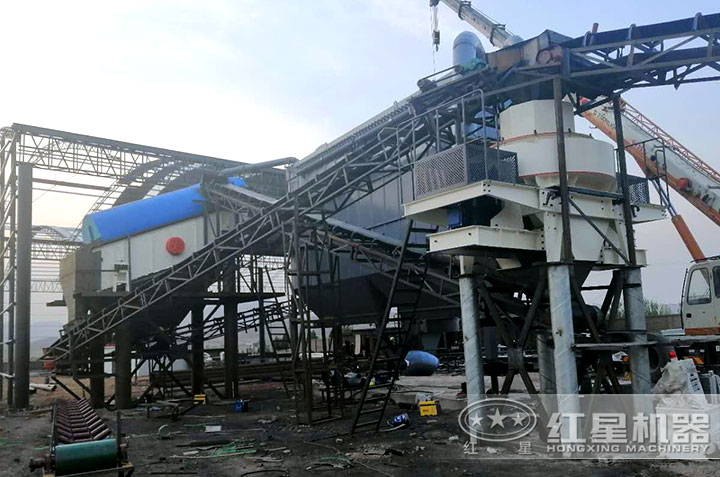 制砂機作業現場 制砂機作業現場