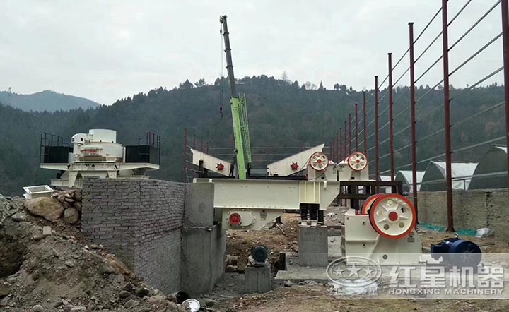 VSI制砂機安裝現場 VSI制砂機安裝現場