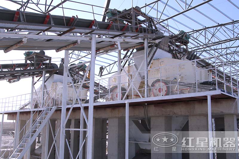 河北客戶破碎石子現場配置4臺PF-1520型反擊破 河北客戶破碎石子現場配置4臺PF-1520型反擊破