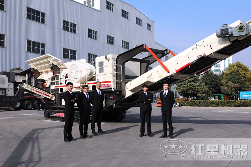 移動型顎式破碎機設(shè)備實拍 移動型顎式破碎機設(shè)備實拍