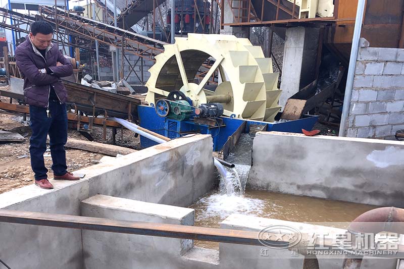 大型洗砂機設備現場 大型洗砂機設備現場