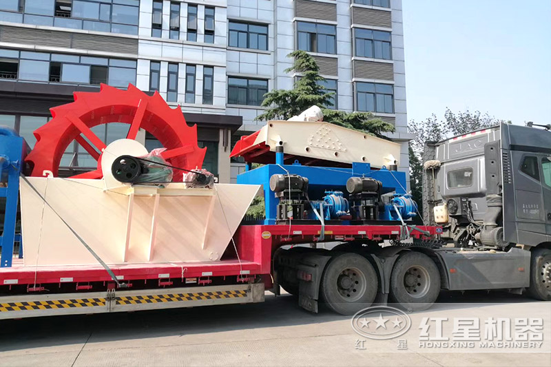 大型洗砂機發貨現場 大型洗砂機發貨現場