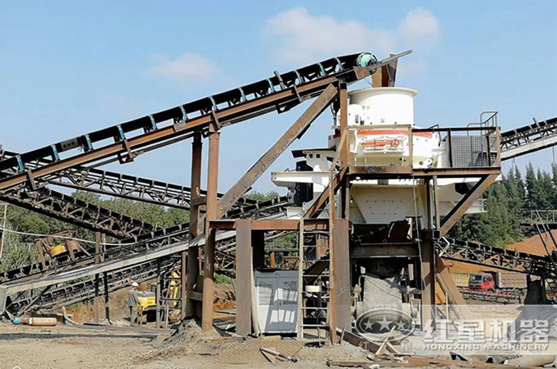 固定式制砂生產(chǎn)線現(xiàn)場 固定式制砂生產(chǎn)線現(xiàn)場